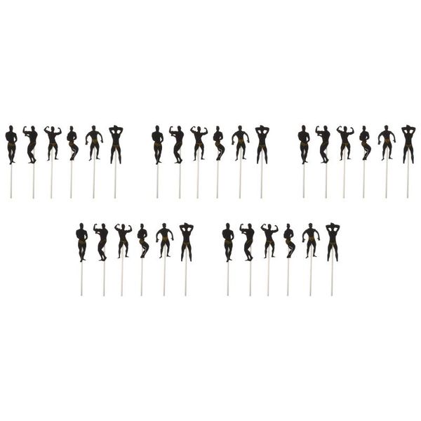 

other festive & party supplies 36pcs cake baking er decors dessert decorations muscular man shaped