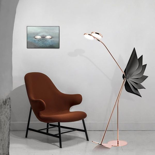 

nordic denmark led floor lamp postmodern foyer light ostrich office lighing lamps for living room bedroom tall