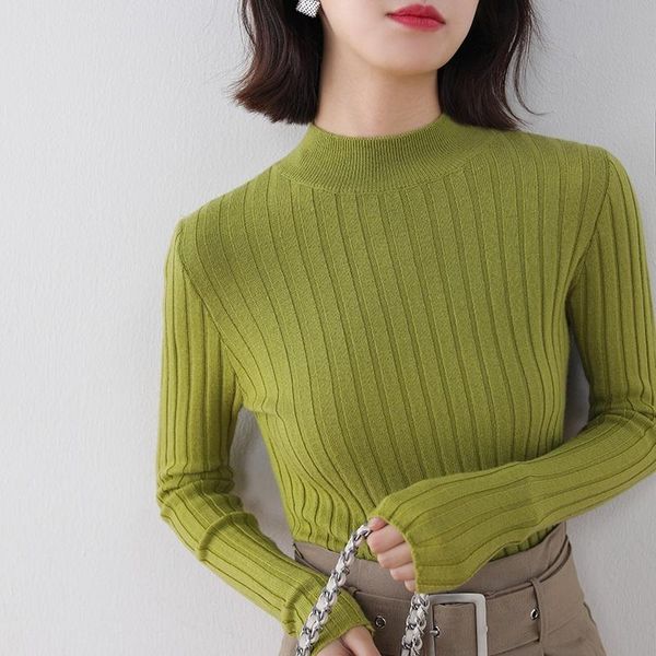 

fall/winter 100% pure wool sweater ladies o-neck slim pullover lazy style color was thin women's sweaters, White;black