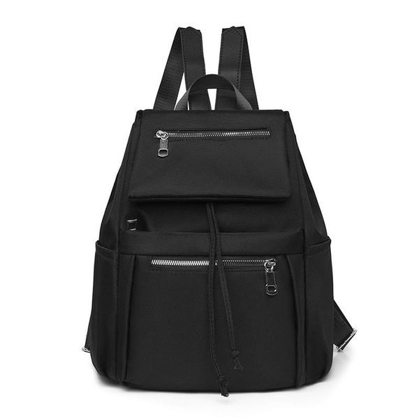 

school bags women's backpack 2021 korean oxford cloth outdoor travel leisure high capacity student schoolbag female