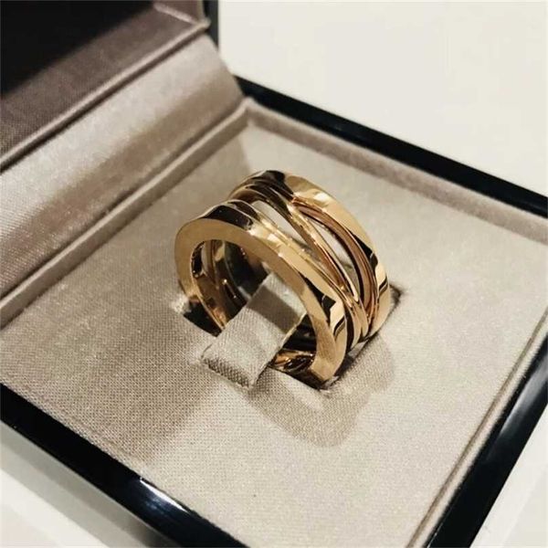 

original design brand 100%925 sterling silver ring luxury hollow for women gift jewelry 211217, Slivery;golden