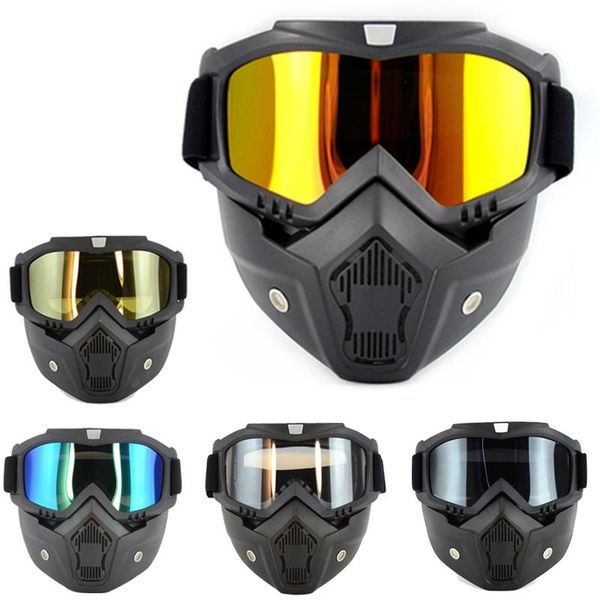 

outdoor eyewear motorcycle goggles off-road helmet windproof glasses mask ski safe mirror helmetty protective masks