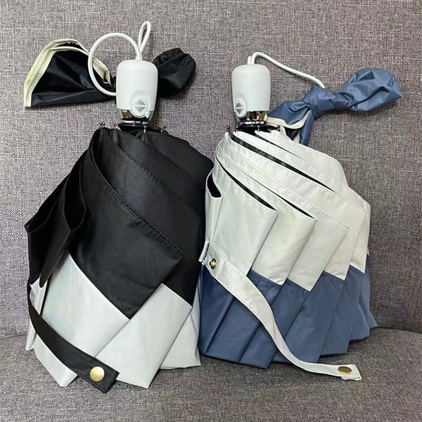 

umbrellas automatic folding umbrella sun paraguas black coating outdoor parapluie japanese uv protection anti-uv women's parasol