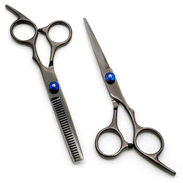 

hair scissors 6.0 inch black color shear coated barber tools salon for