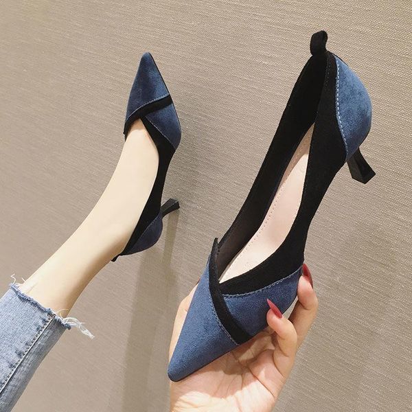 

high heels women all-match stiletto dress shoes, Black