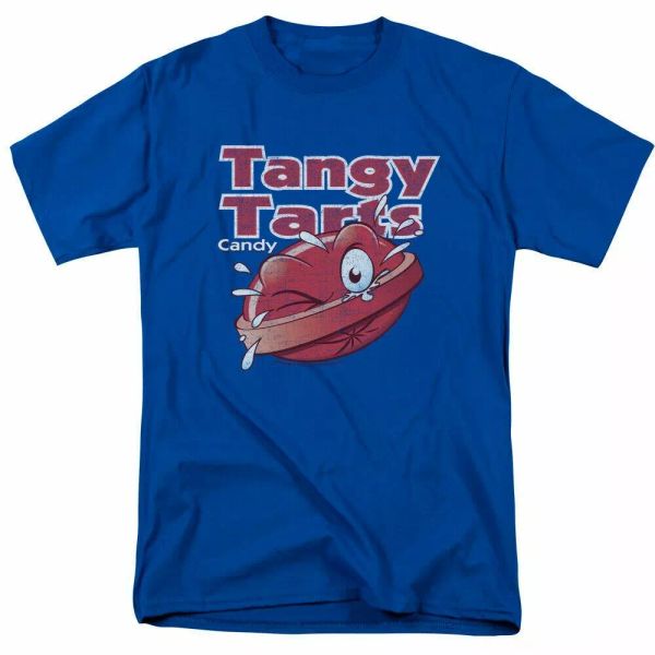 

dubble bubble tangy tarts t shirt mens licensed hard candy royal blue, White;black