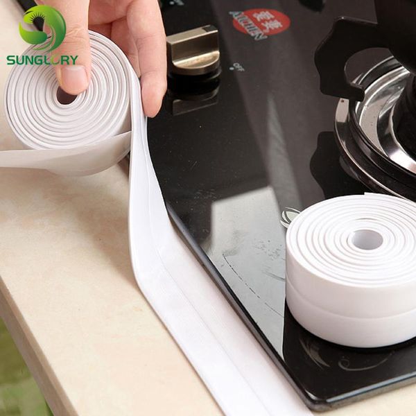 

home bathroom bathtub kitchen pvc wall stickers art sealing strip sealant tape mildew resistant waterproof pegatinas repair gift wrap