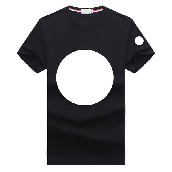 

2022 mens t shirts embroidered letter badge polos womens tees 2color, White;black