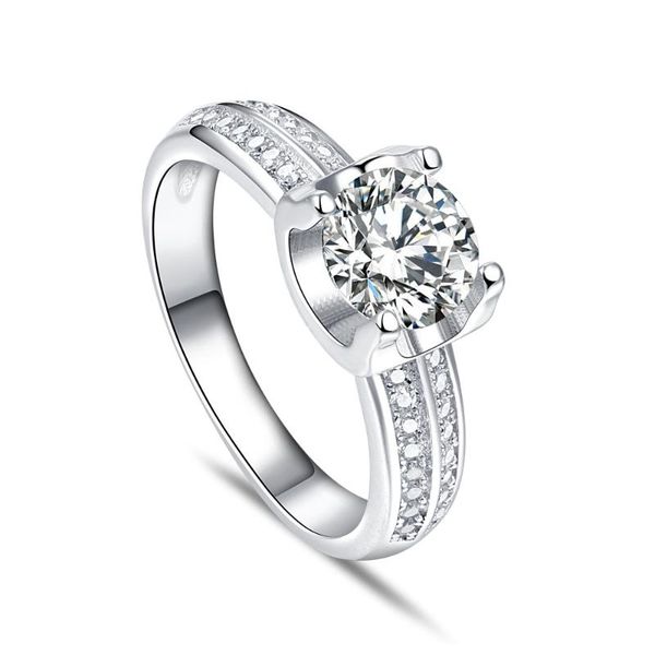 

wedding rings tl-310 925 silver index finger ring female bull setting band girl love birthday mother day valentine's gift, Slivery;golden