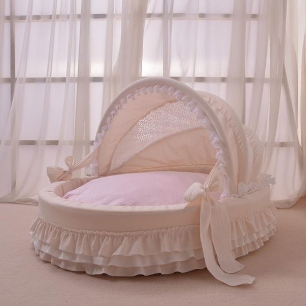

pet cradle bed dog's lace nest for high-end comfort kennels & pens