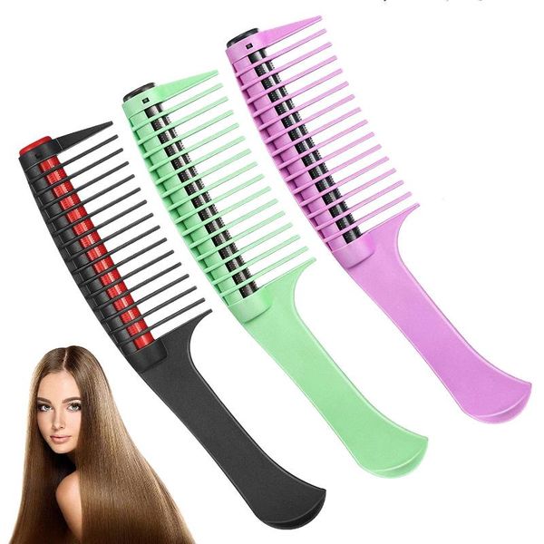

hair brushes djbs comb detangling brush with roller for straight curly wet anti splicing hairbrush home salon, Silver