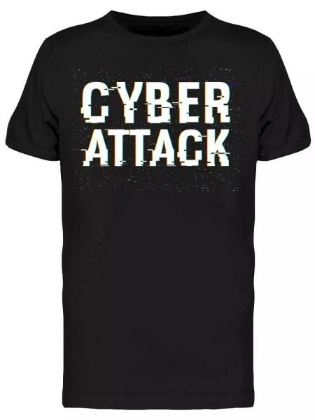 

Cyber Attack Tee Men's -Image by Shutterstock, White;black