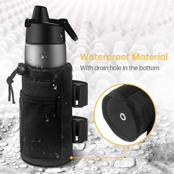 

bike cup holder no screws bicycle handlebar kayak water bottle drink pockets adjustable bottles & cages