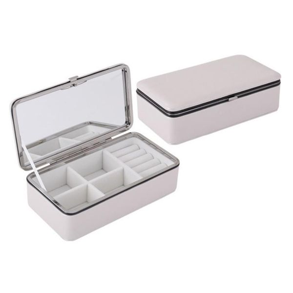 

storage boxes & bins jewelry organizer display travel case leather box european large space holder gift m l z