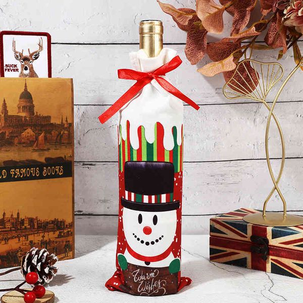

decorations printed bottle christmas cartoon set supplies creative pull rope strap