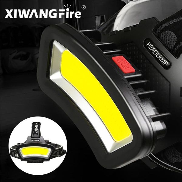 

headlight wide range of lighting 1000lm usb rechargeable headlamp angle head light lantern use 2*18650 battery headlamps