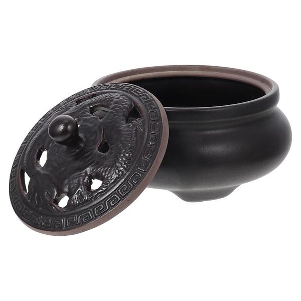 

fragrance lamps 1pc relief aroma burner decoration ceramic incense furnace