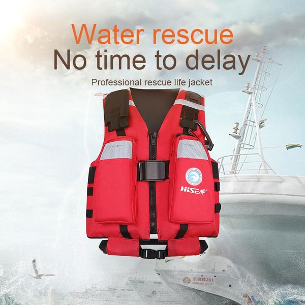 

life vest & buoy hisea profession coat thick men rescue jacket