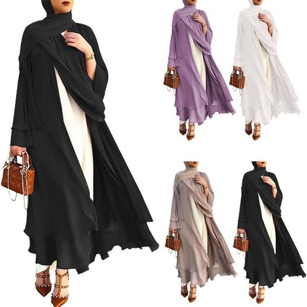 

ethnic clothing muslim ramadan eid islam dubai mid east turkey marocain caftan long dresses women robe femme vestidos hijab abayas 2021, Red