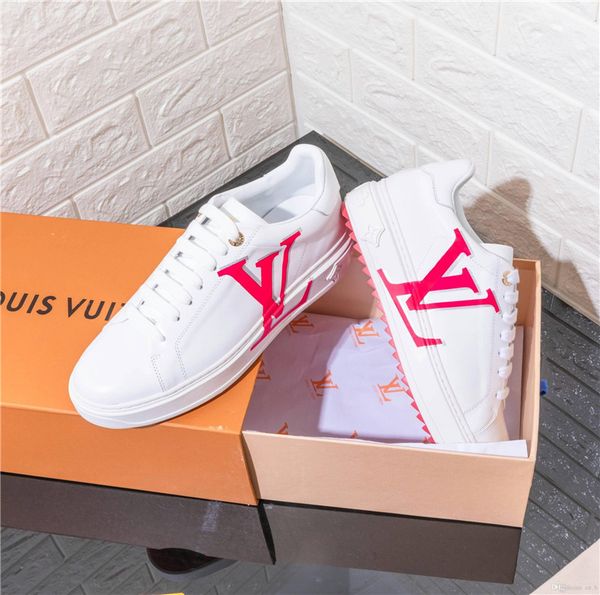 

ls1 designer women casual shoes louis vuitton lv sport sneaker luxury mens real leather soft walking trainers, Black