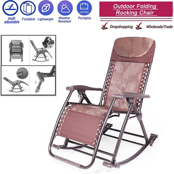 

rocking chair lounge balcony leisure folding siestas outdoor garden furniture camp