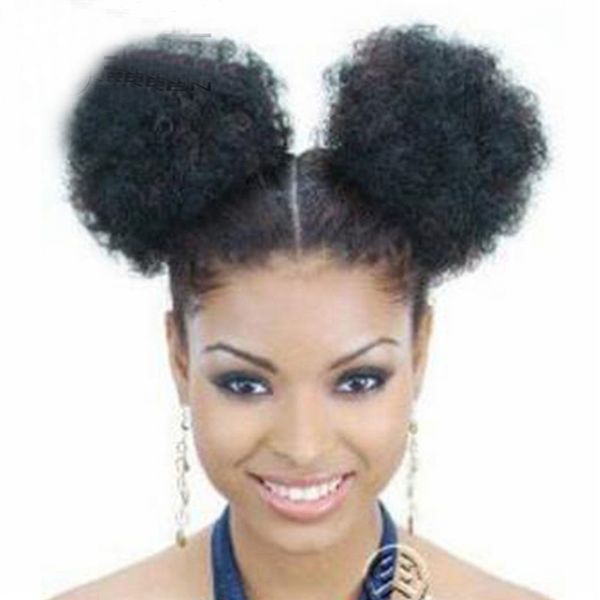 

hair small fluffy curl bag explosive head wig contract, Black;brown