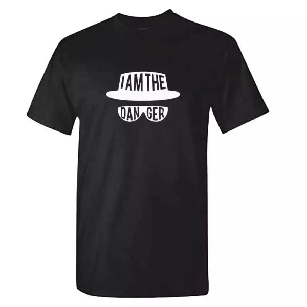 

i am the danger tshirt - breaking bad heisenberg cult tv walter white, White;black