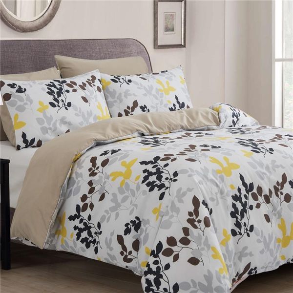 

bedding sets floral printed duvet cover set king size soft quilt pillowcase single twin  double full for kids