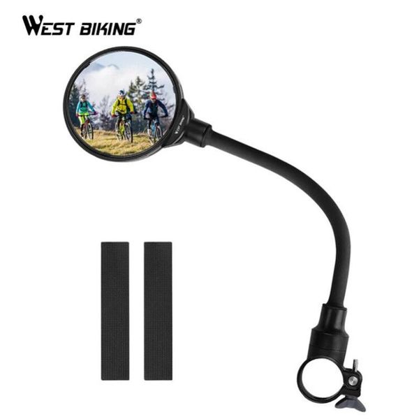 

bike groupsets west biking 1pcs bicycle mirror mtb road rearview handlebar mirrors accessories angle adjustable cycling rear view