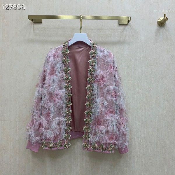 

women's jackets w1728 fashion women coats & 2021 runway luxury european design party style women's clothing, Black;brown