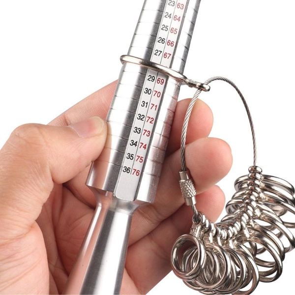 

ring mandrel sizer ruler multi-specification size measurement tool finger professional hand sets