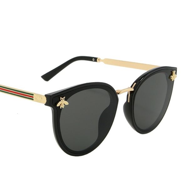 

sunglasses 204 little bee women's fashion trend three color net red same sunglasses, White;black