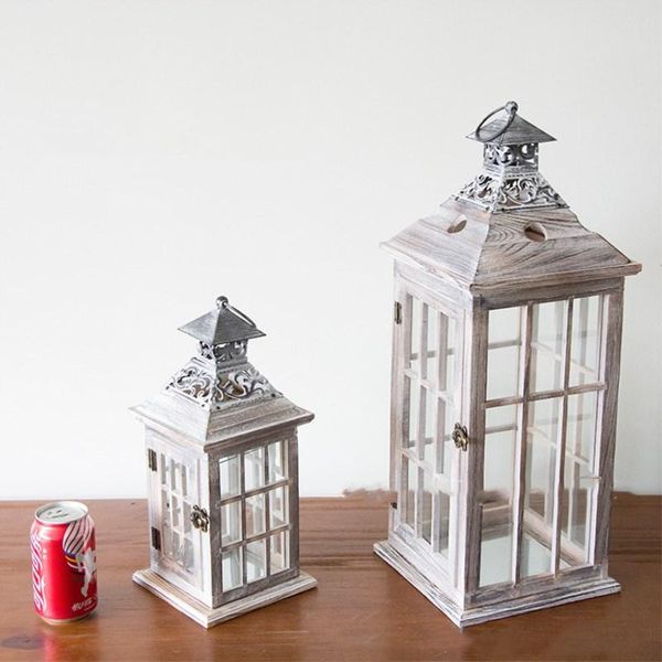 

moroccan decorative retro candlestick wooden wind candle holder romantic wedding lantern bar home decor holders