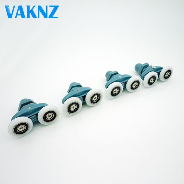 

4pcs-8pcs/set 23mm 25mm shower cabin accessories glass door bearing roller pulley runner double swaying other hardware