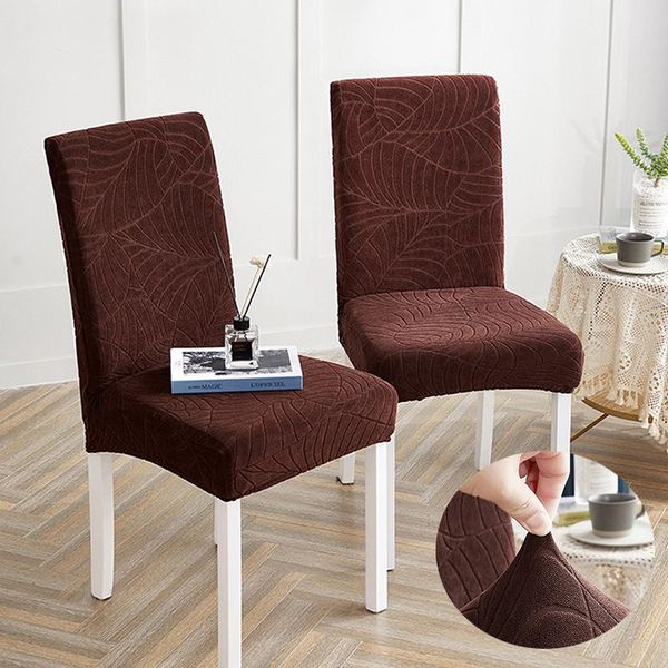 

chair covers embossed jacquard cover for home office el banquet restaurant waterproof elastic seat simply stretch case