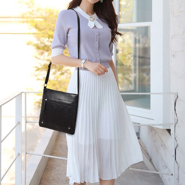 

single shoulder diagonal female bag fashion casual retro envelope bag zipper shoulder messenger bag mmm