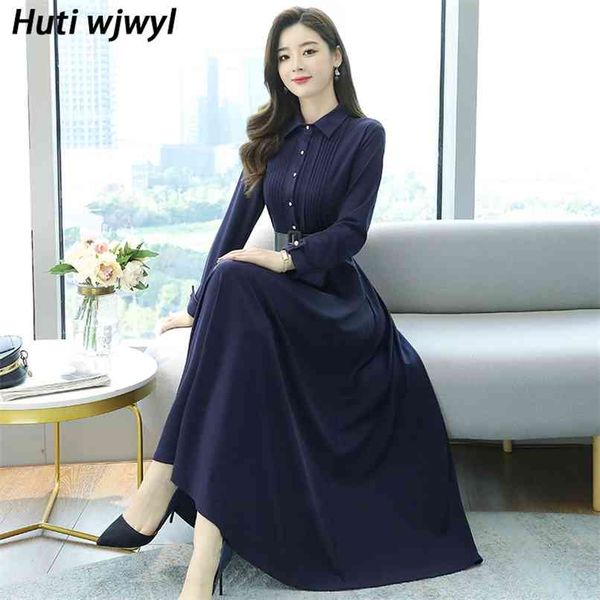 

vintage solid satin acetate boho maxi dress autumn winter 3xl plus size midi women long sleeve bodycon party vestidos 210528, Black;gray