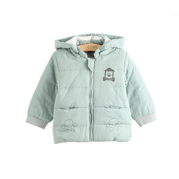 

down coat 2021 baby boy jacket kids with hooded cotton detachable cap cardigan winter clothes thicken children's clothing, Blue;gray
