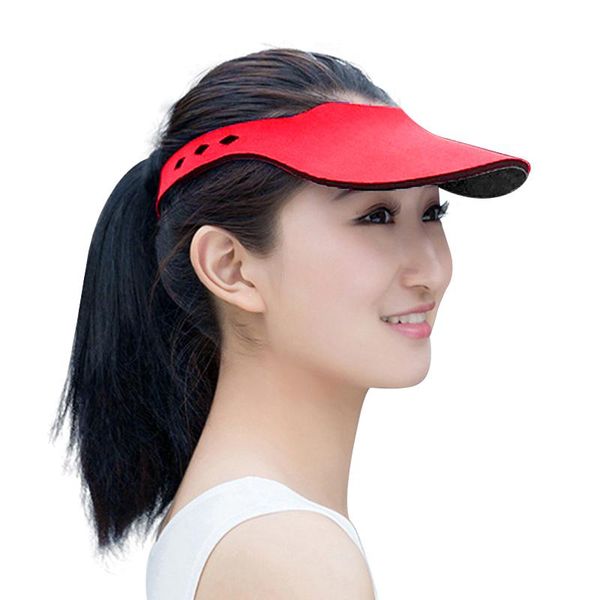 

outdoor hats women golf visor easy foldable, Black;white
