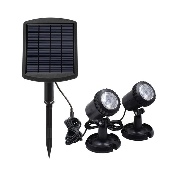 LED-Unterwasser-Spot-Landschafts-Solarleuchten 6V IP68 Gartenbrunnen-Teichlampe - Grünes Licht