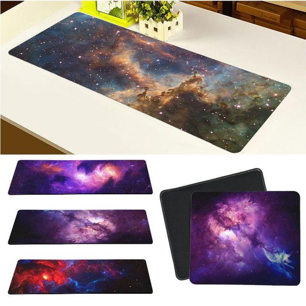 

mouse pads & wrist rests maiya starry sky nebula space locking edge pad game large keyboards mat