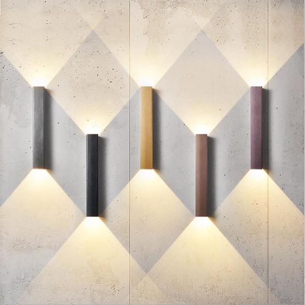

wall lamp nordic modern minimalist led living room background bedroom bedside staircase tv