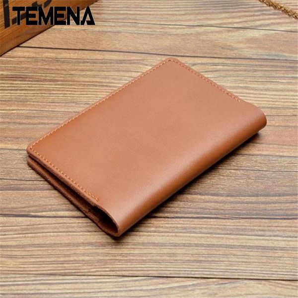 

card holders vintage genuine leather short 14.5*10 cm travel wallet for passport cover documents business holder aph125a, Brown;gray