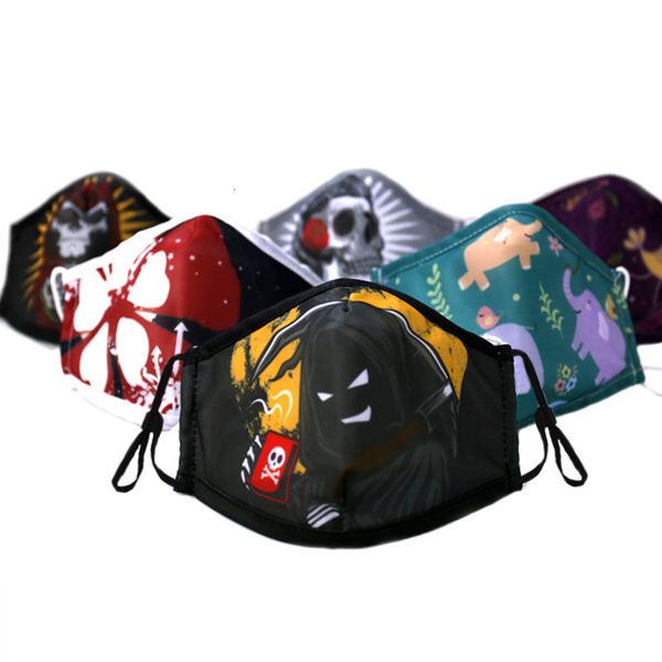 

cotton breathable dustproof and washable digital printed children's cloth mask
