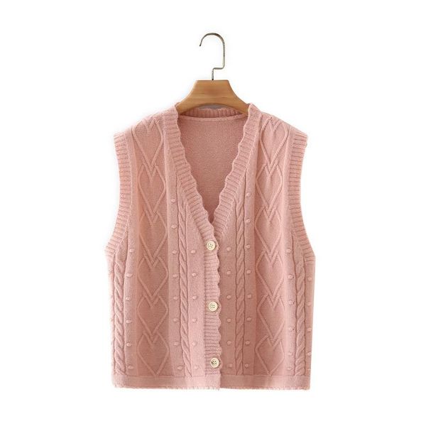 

women's vests summer sweater waistcoat commuter outer wear solid color sleeveless v-neck knitted vest female chic 2021, Black;white