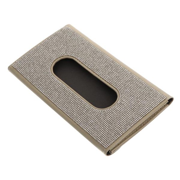 

gift wrap car tissue holder sun visor mounted paper towel box rhinestone case