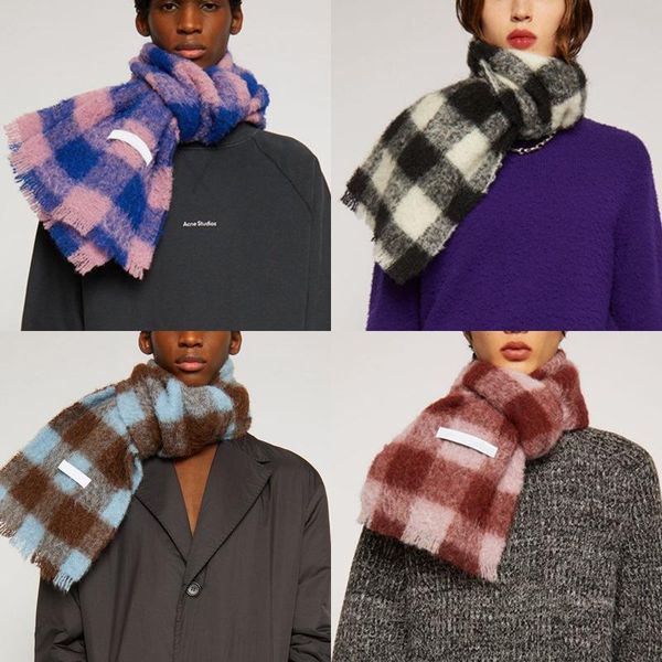 

scarves the ac same paragraph soft waxy color matching children scarf rainbow autumn and winter warm thick knitted shawl, Blue;gray