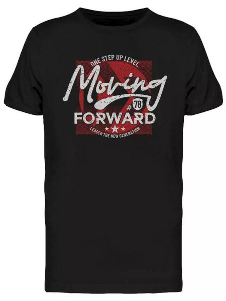

leader the new generation slogan tee men's -image by shutterstock, White;black