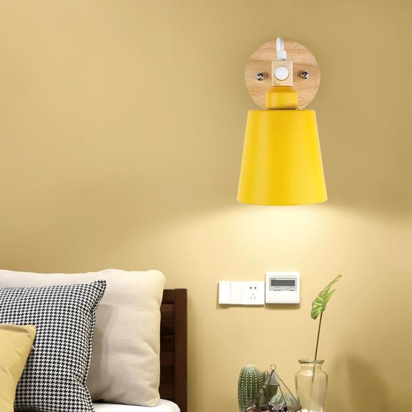 

wall lamp nordic contemporary sconce bedside modern led bedroom light wandlamp