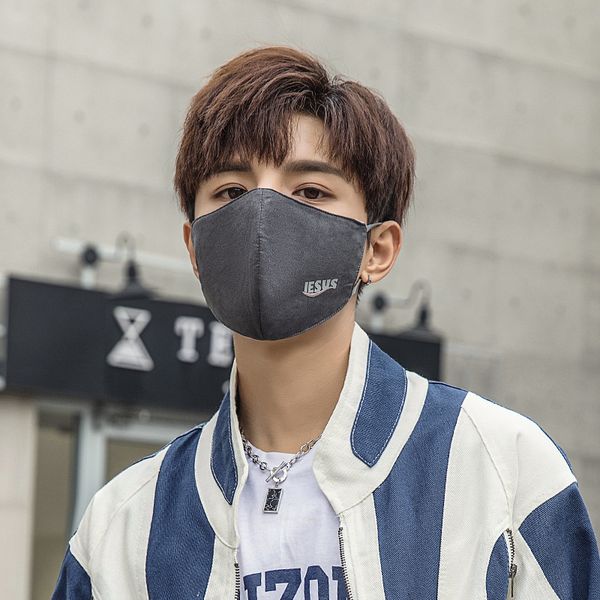 

thin 2021 ear type dustproof universal sunshade blue breathable printing mask